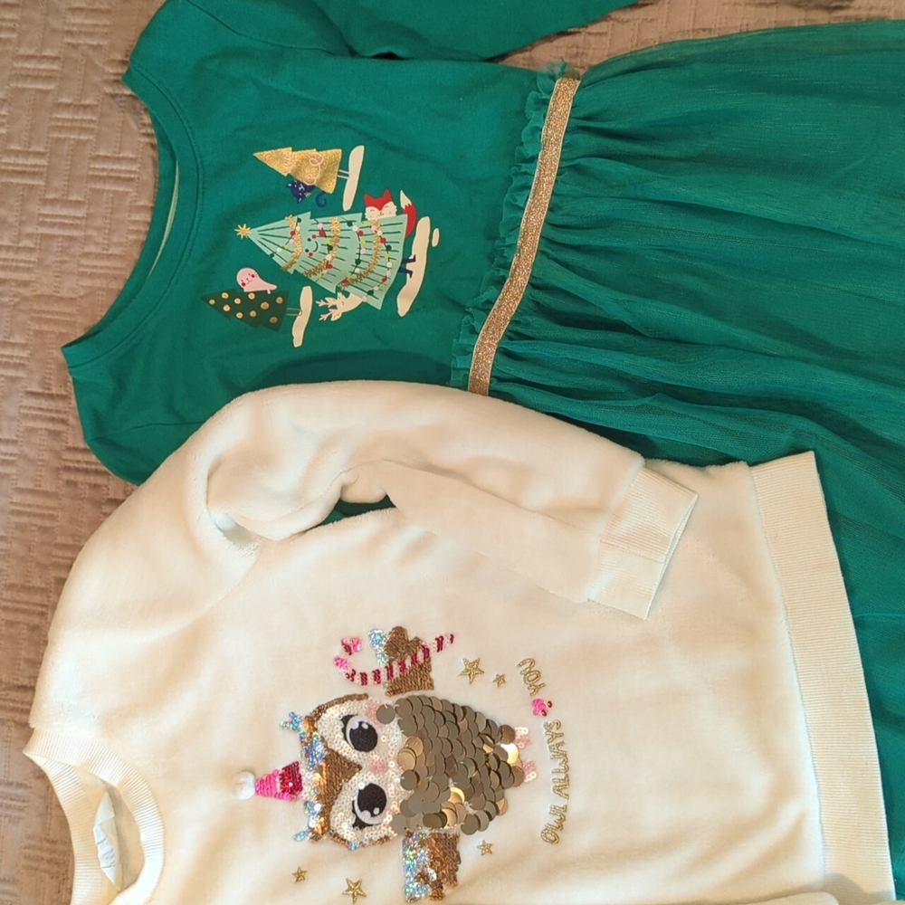 Christmas dress and winter fleece